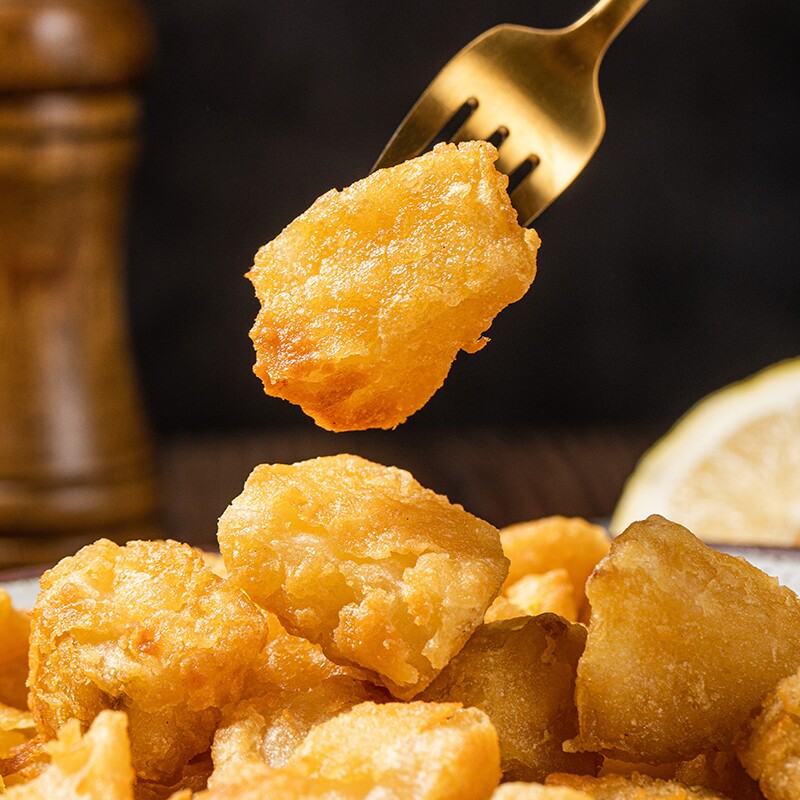 土豆油炸尽美锅巴半成品小吃1000g薯类制品裹粉冰淇淋