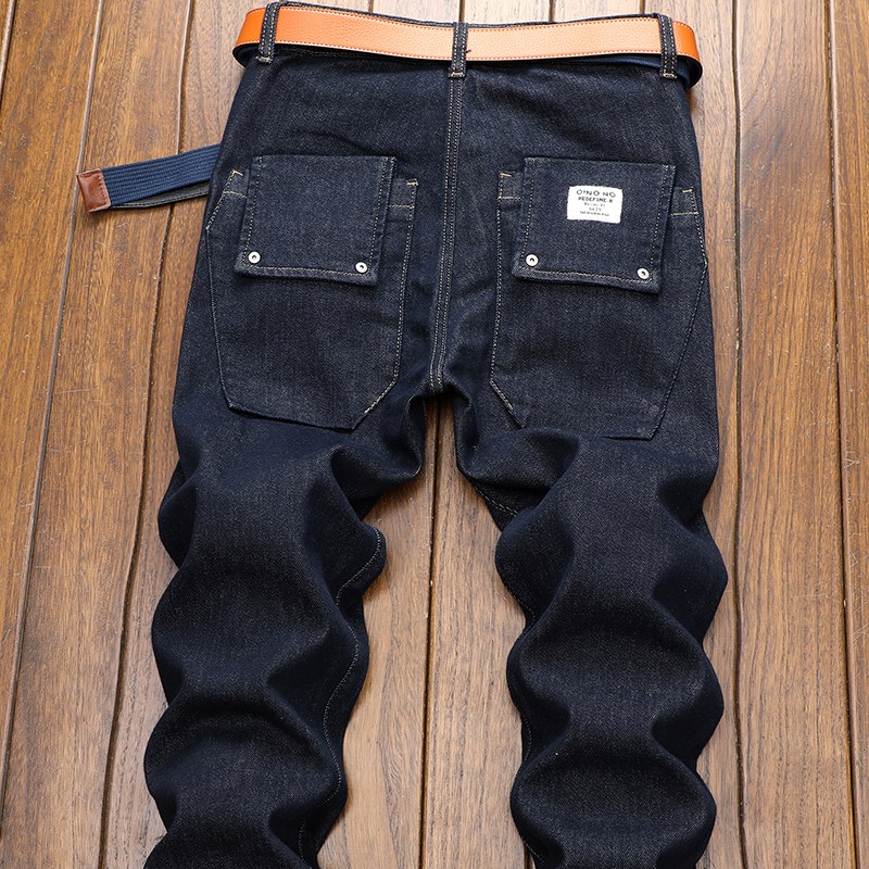 2022年新款男款休闲男士牛仔裤男夏季薄款潮牌春秋款直筒工装裤子