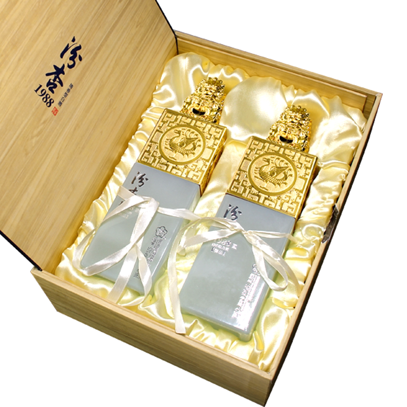 山西杏花村产区 汾杏御品1988 清香型白酒53度 475ml*2瓶礼盒装