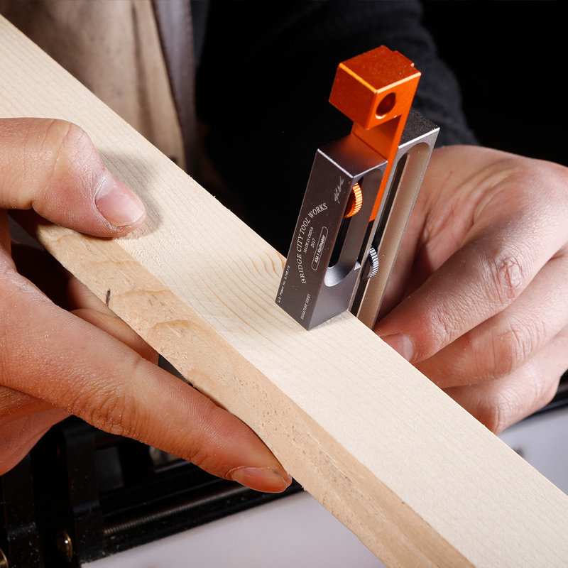 木工bridgecitykm1锯缝调节器精密凹榫尺木榫尺其它测量工具