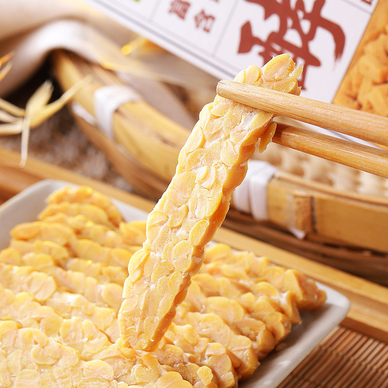 净饭家天贝常温天蓓天贝味噌纳豆姐妹碱性b12群纯素食发酵豆制品