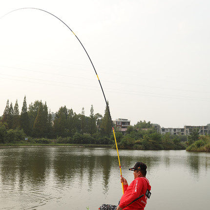美人鱼鱼你有约鱼竿鲫鱼鲤鱼钓鱼竿手杆台钓竿综合超硬28调高碳竿
