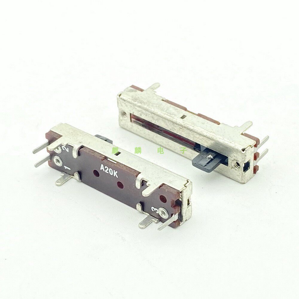 35mma20k3脚单联直滑电位器功放音响调音音量控制电位器