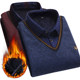 2 pieces of winter men's shirt collar clothes holiday two-piece sweater middle-aged sweater 2 pieces of winter men's shirt collar clothes holiday two-piece sweater middle-aged sweater