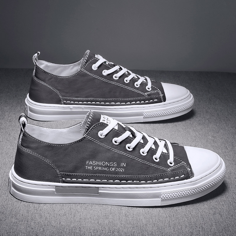 男鞋2022新款男士休闲板鞋帆布鞋子男夏款鞋夏季透气薄款布鞋男夏