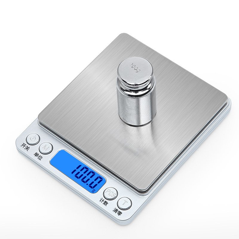 充电小型家用厨房电子称0.01g精准烘焙食物秤燕窝药材克数秤重器