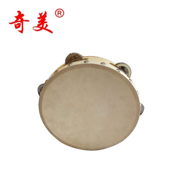 Chimei tambourine 8-inch 6-bell 8-inch 6-bell dance class ສອນເຄື່ອງຫຼິ້ນການສຶກສາຂອງເດັກນ້ອຍ