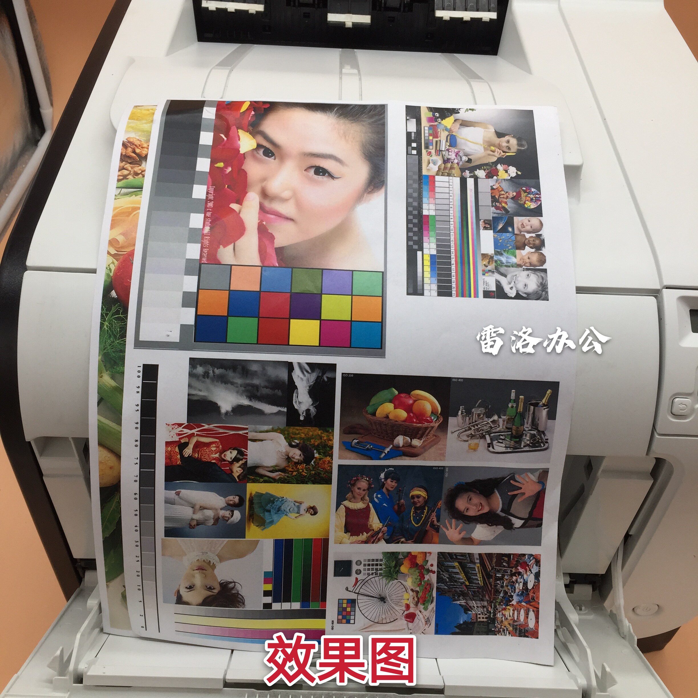 惠普hpm451dn2025n彩色激光照片哑银不干胶彩超胶片办公a4打印机