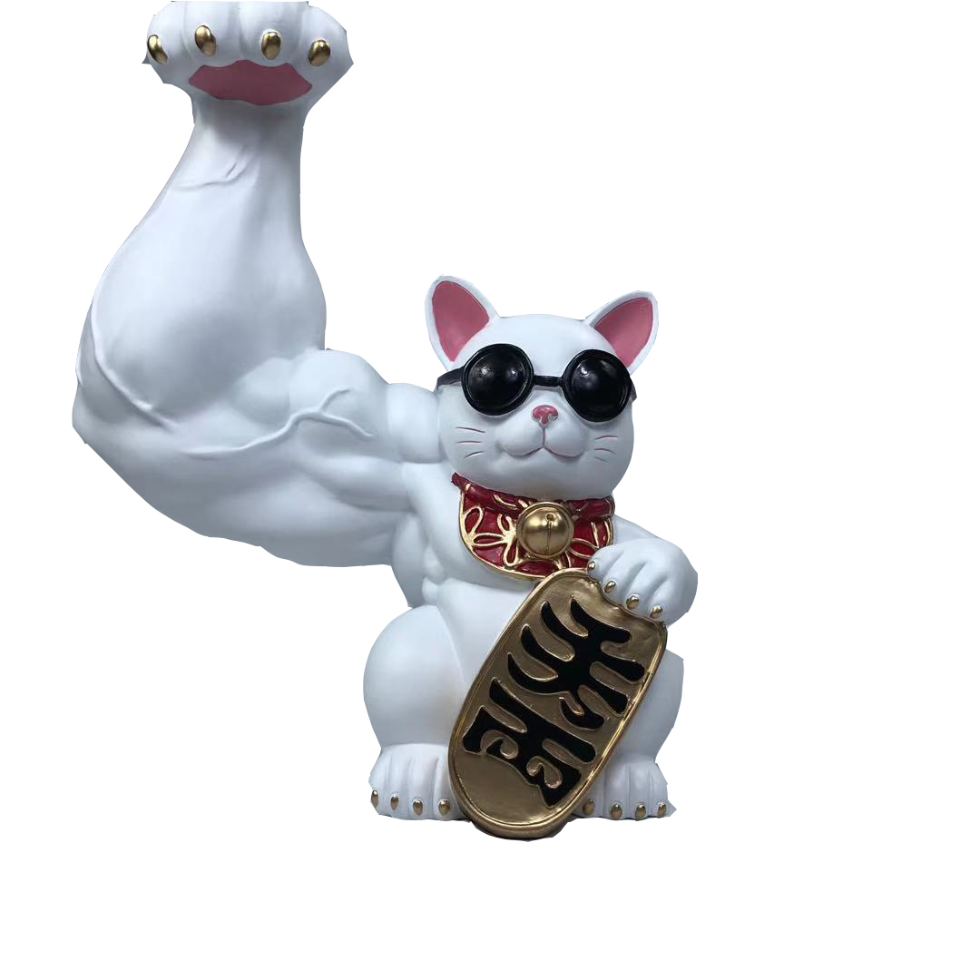 抖音ins网红劫财摆件创意饰品招财猫开业礼品招财猫
