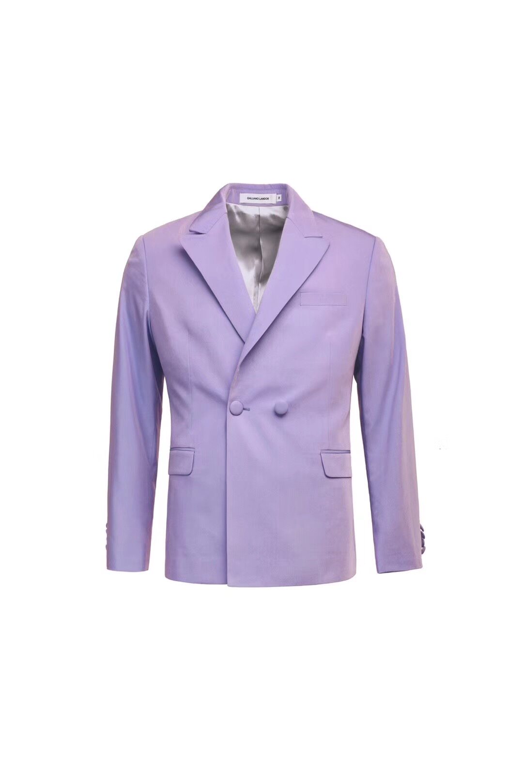 gallianolandor20ss灰色紫色西装外套西服套装