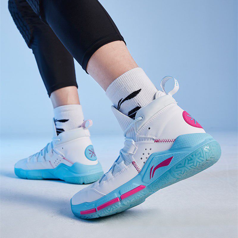 李宁全天5代高帮篮球鞋2022新款韦德之道系列篮球鞋