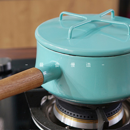 【曼食慢语】dansk 单柄 珐琅锅 汤锅 18cm/曼达小馆
