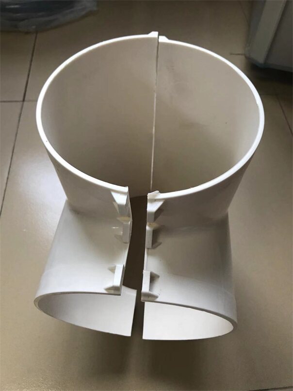 广东ppr聚氨酯发泡接头pvc保温管护护套弯头upvc管