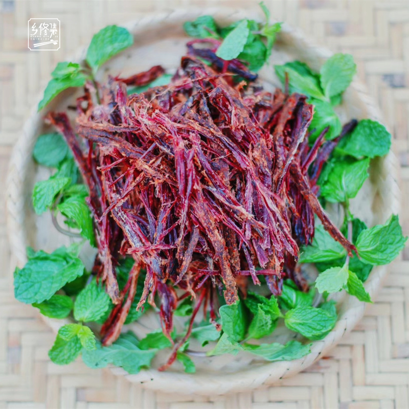 云南特产手撕黄牛干巴纯手工小锤火烧干巴零食火烧干巴买2减5包邮