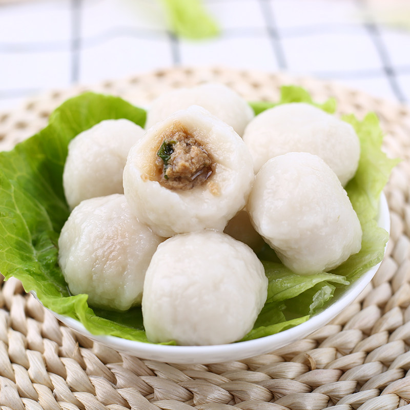 【满299-150专区】正宗手工爆汁鱼丸250g火锅麻辣烫食材配菜