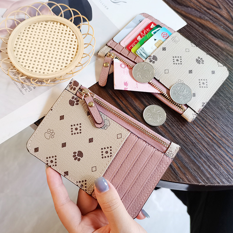 卡包女小巧精致高档一片片式超薄ins卡片夹多卡包