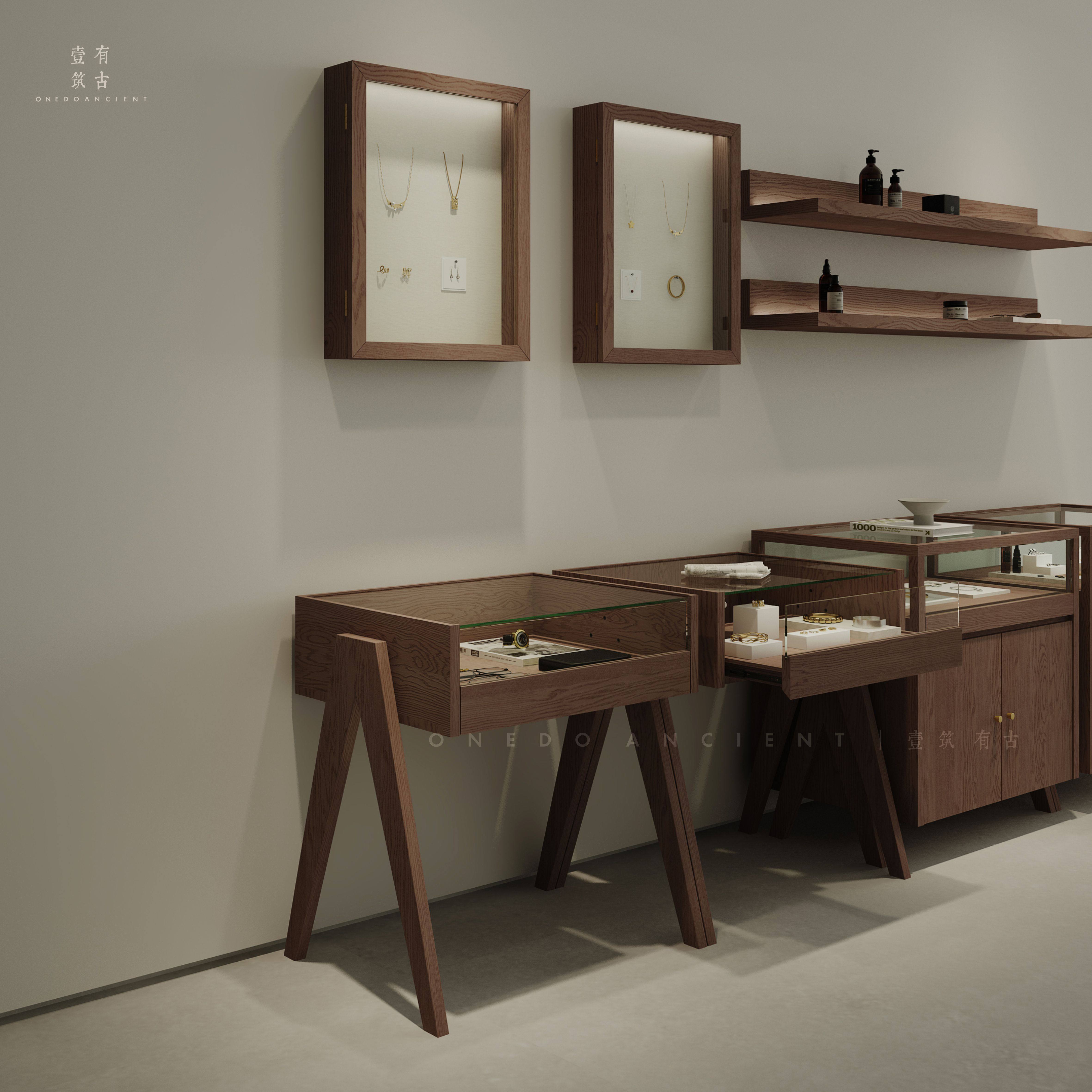 一个玻璃柜就能搞定 😎
想象一下,你的首饰,手表,甚至收藏品