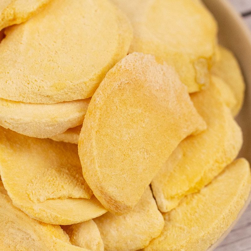 冻干黄桃干黄桃脆散装500g包邮雪花牛轧糖桃干