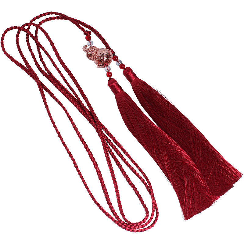 汉服古风原创宫绦流苏腰坠香囊道袍编织腰带腰绳配饰禁步腰配男女