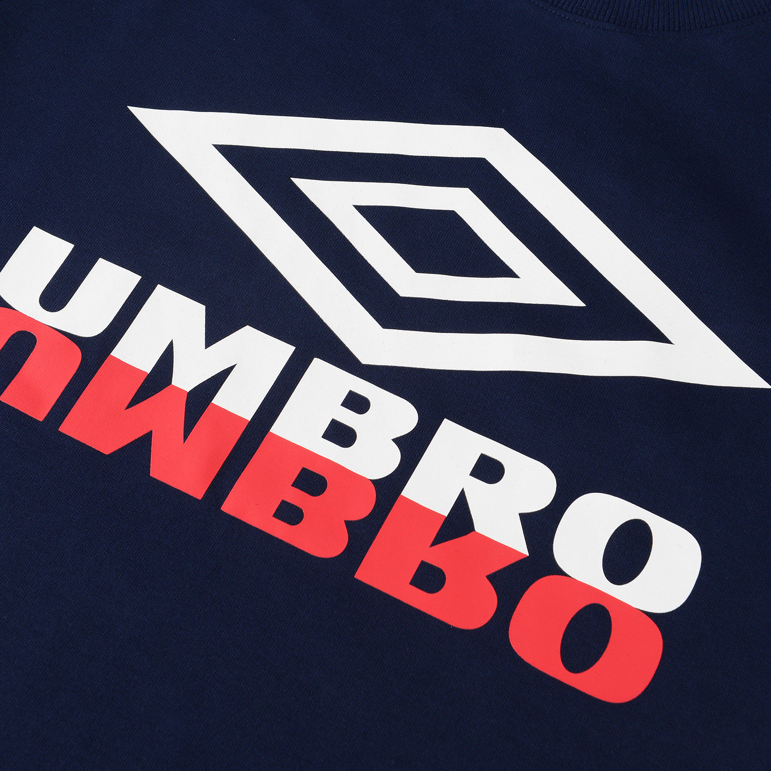 umbro运动设计logo潮流套头茵宝圆领男子时尚运动卫衣