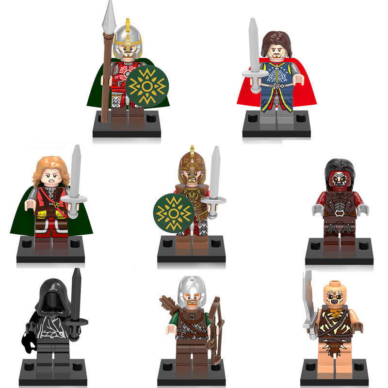 乐高狮王城堡系列罗马骑士军团军事士兵小人仔偶塑料积木