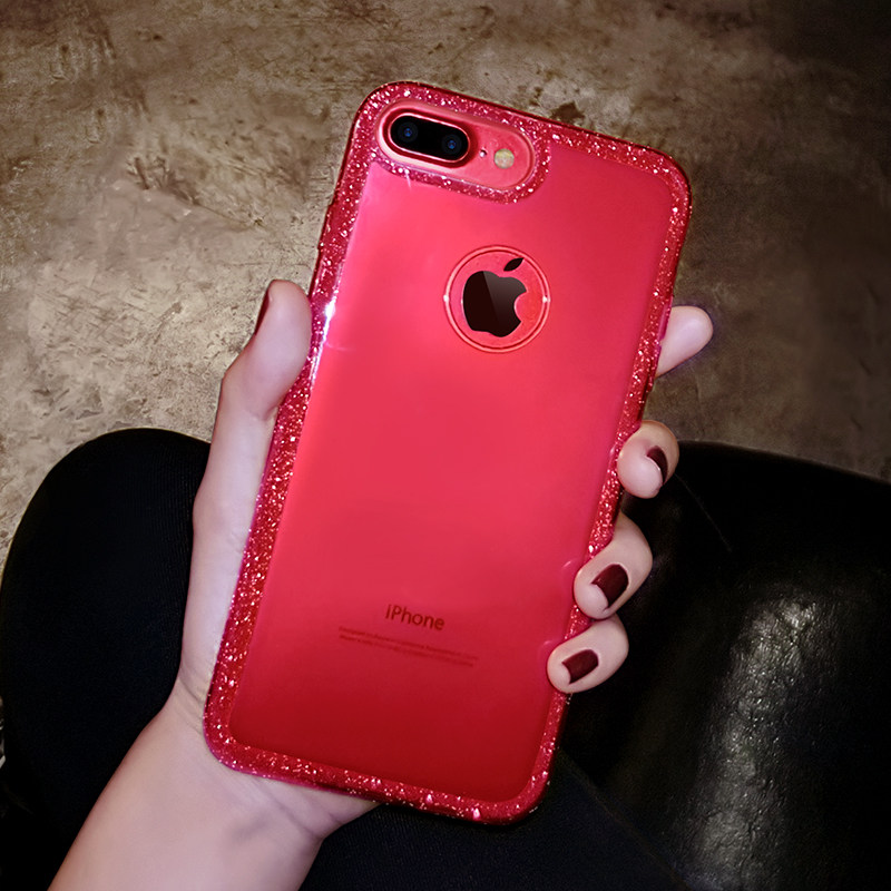 苹果6s手机壳透明女款全包iphone6保护套潮牌软硅胶6plus大气简约