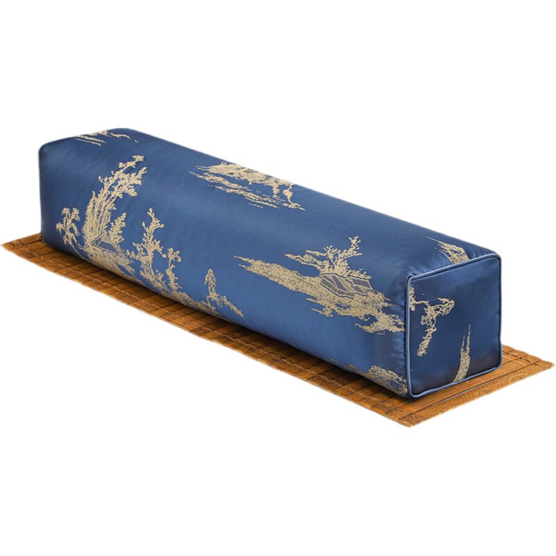 中式古代枕头高枕头长方形宫廷荞麦助眠方绿茶复古枕头