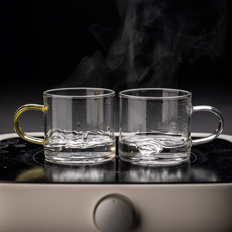 玻璃小茶杯家用功夫功夫茶茶具套装透明泡红茶杯茶杯