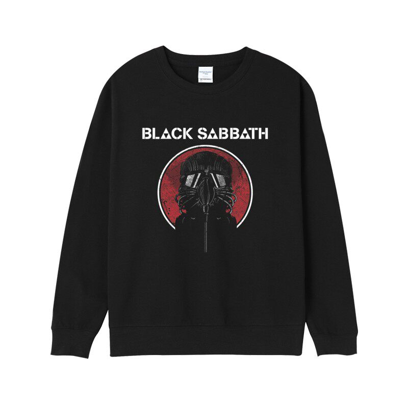 欧美重金属blacksabbath黑色安息周边衣服圆领套头卫衣