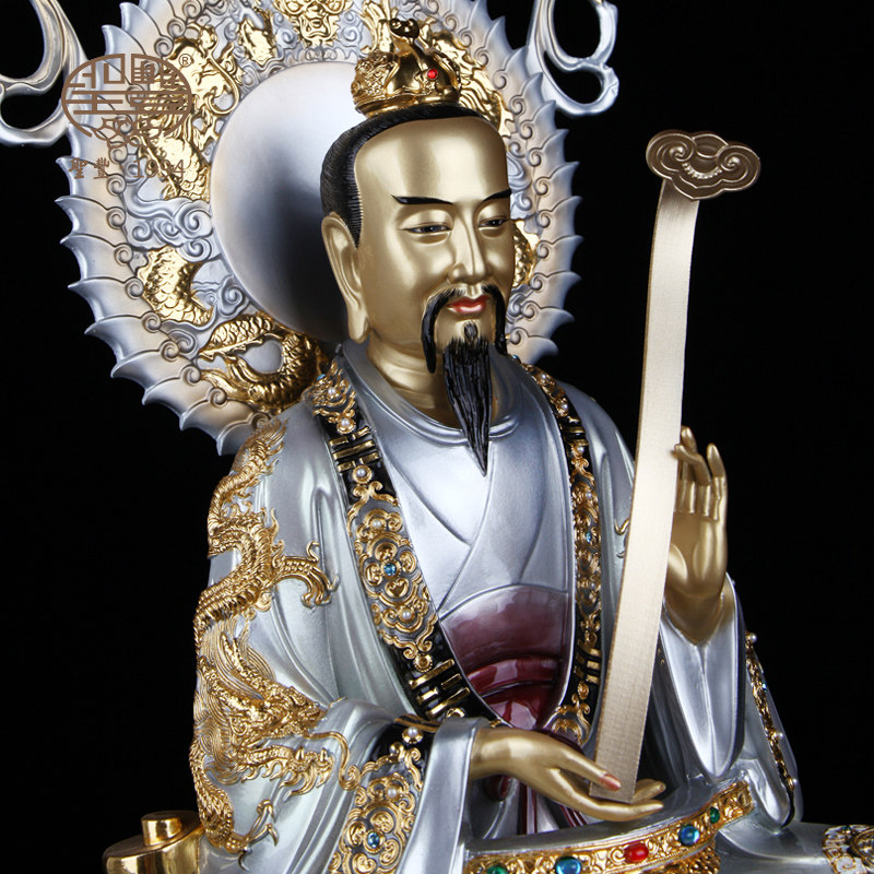 圣丰造像纯铜太上老君家居太清道德天尊铜像摆件