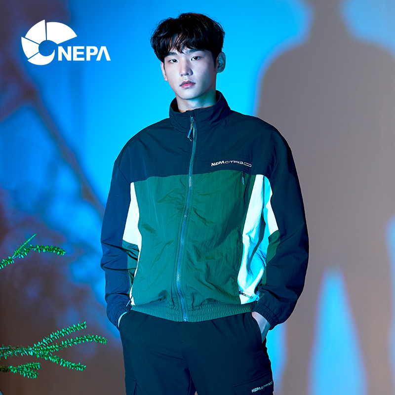 NEPA耐葩户外秋冬男女同款夹克旅游防风立领外套中性7HE0660