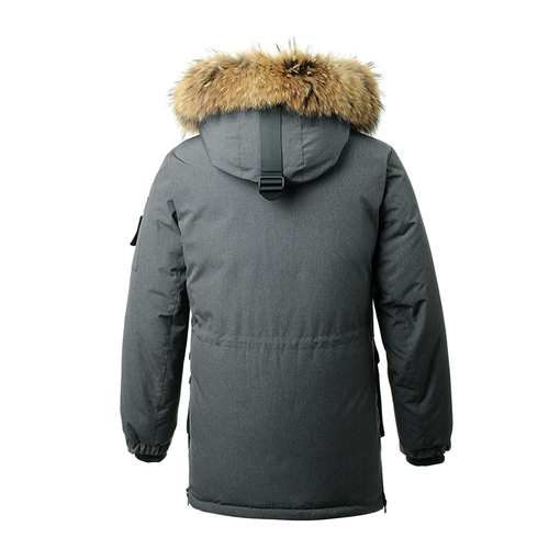 nepa耐葩男士alaska羽绒服保暖毛领帽子加拿大风鹅绒服男7e72023