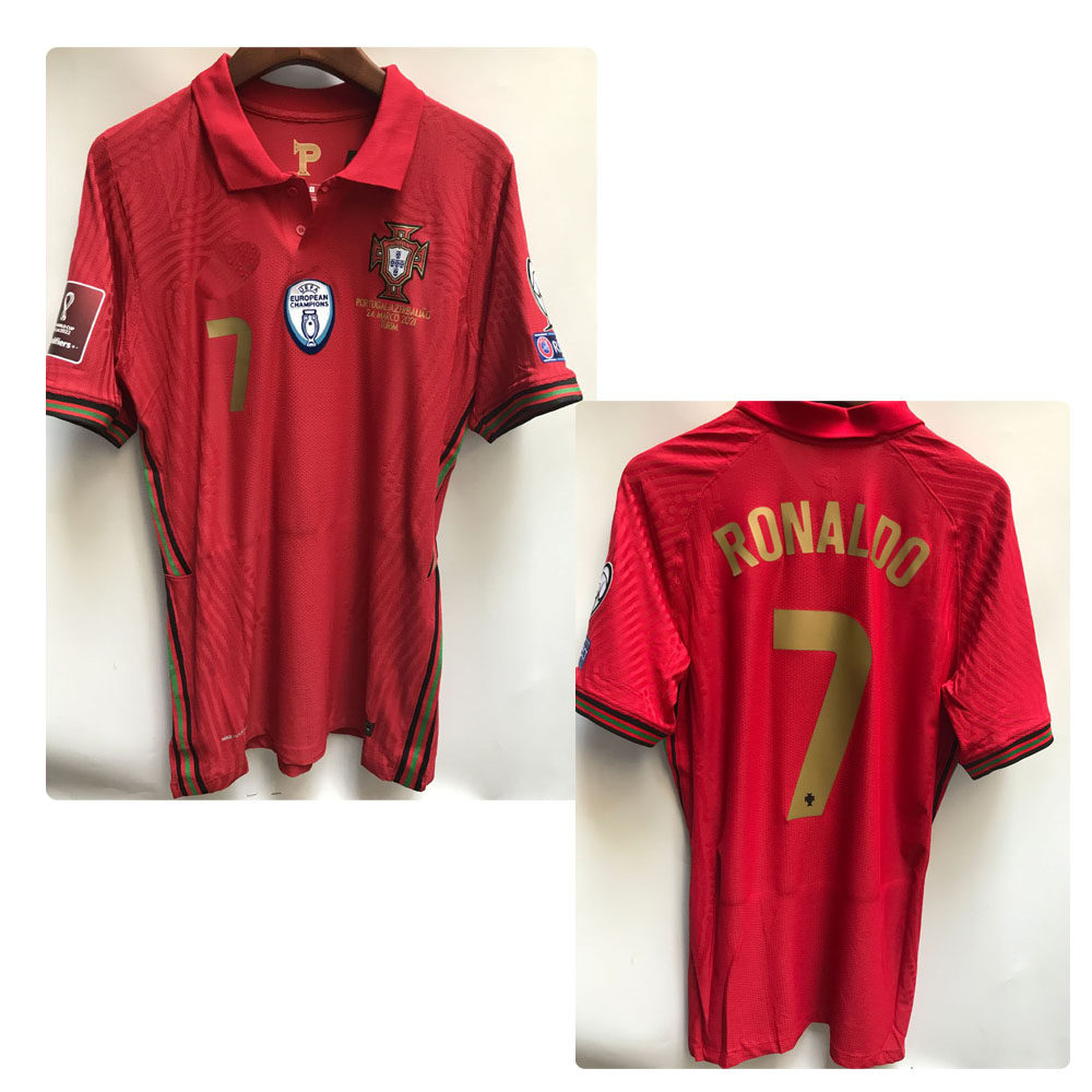 2021赛纪足球佩佩球员纪念版葡萄牙阿塞拜疆对阵球衣足球服