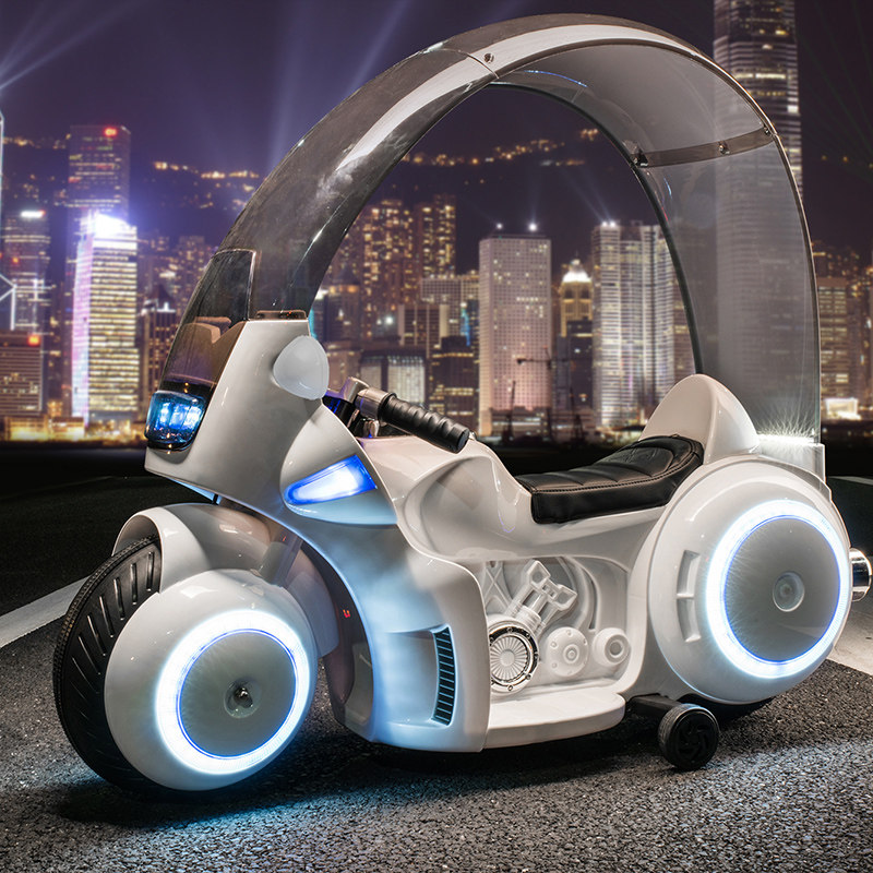 儿童电动摩托摩托车车太空车男女宝宝玩具车可坐人儿童电动车