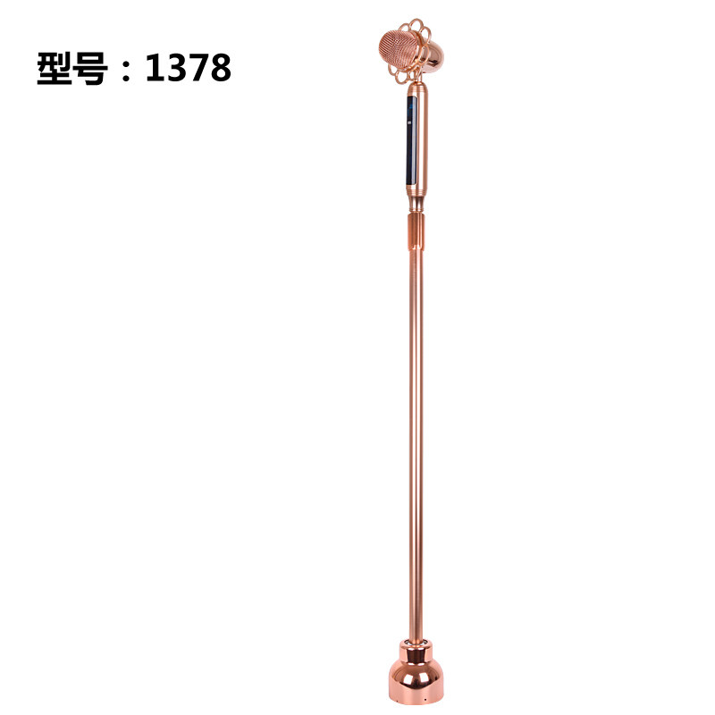 无线摇摆麦克风舞台ktv包房k歌专用立杆麦摇咪复古摇摆话筒落地麦