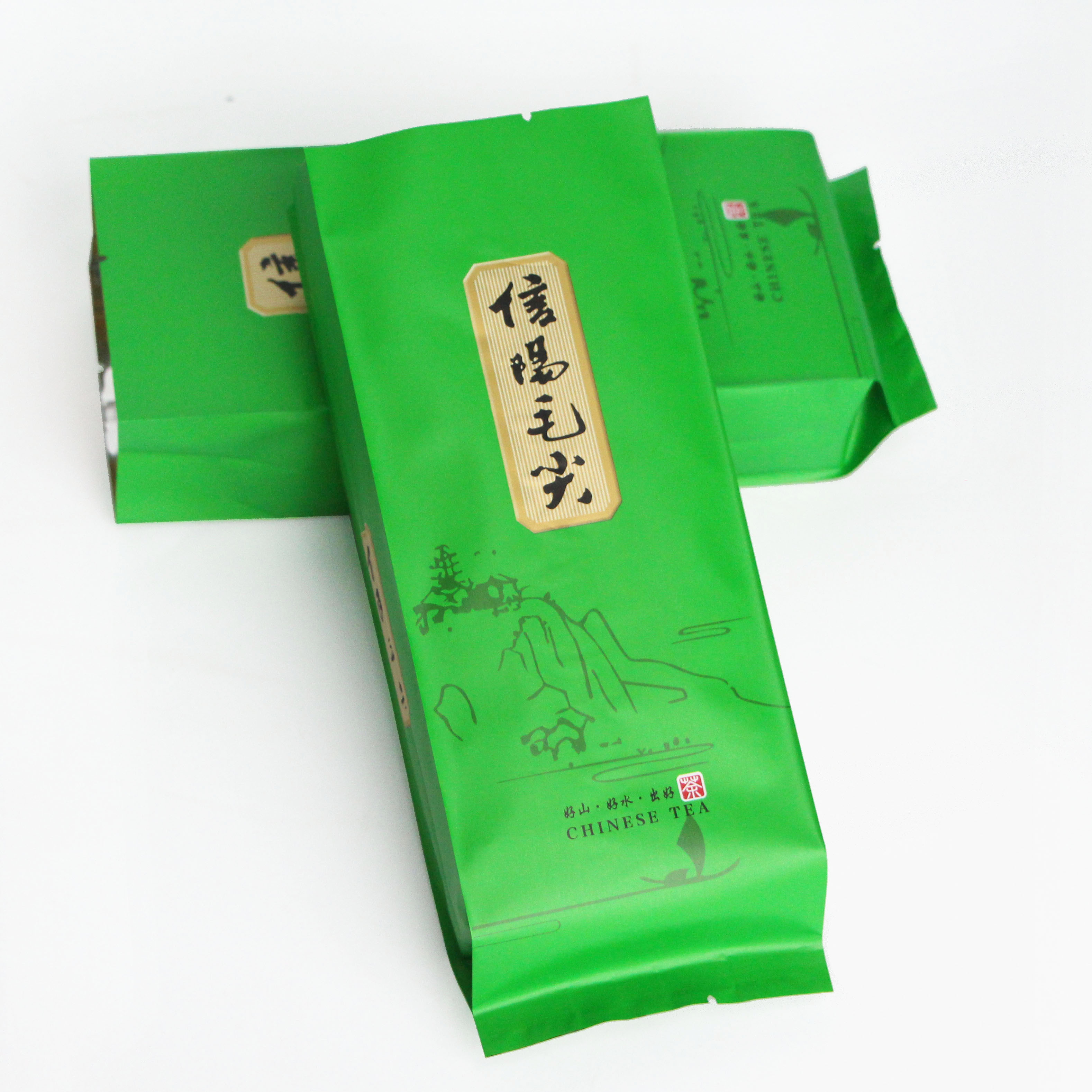 信阳毛尖茶叶锡箔125g铝箔绿茶包装包装袋袋内茶叶包装
