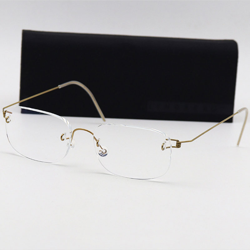 正品lindberg林德伯格眼镜架无框纯钛眼镜框眼镜架