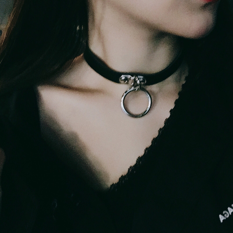 朋克choker锁骨范锁骨欧美项链暗黑女颈项圈网红项链