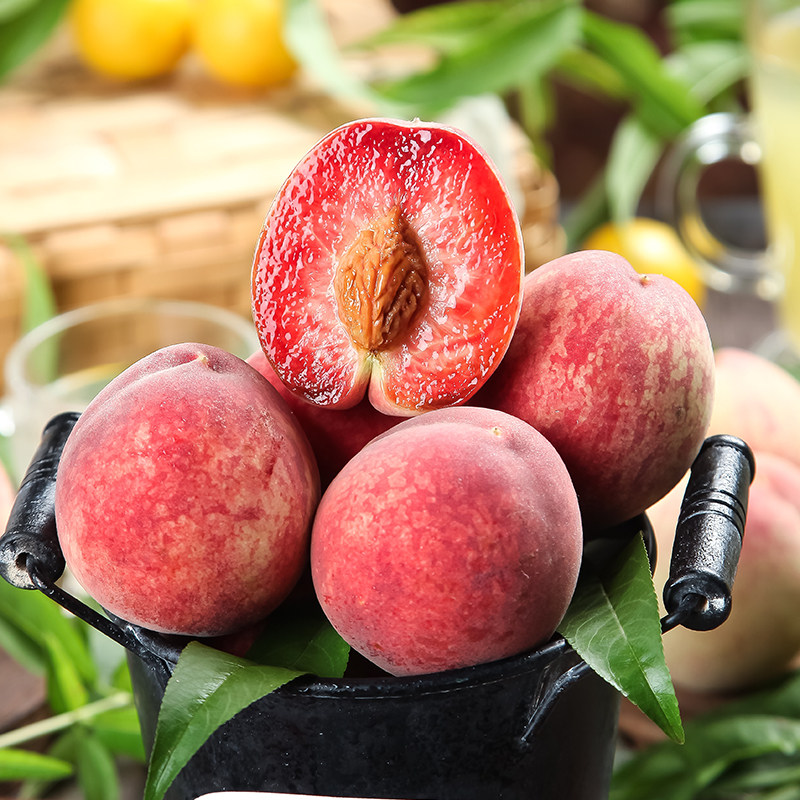 水果老树血桃当季新鲜桃子时令孕妇脆甜水蜜桃桃