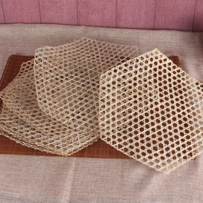 竹编手工编织竹达竹网餐酒店用品品竹蒸竹网垫餐垫