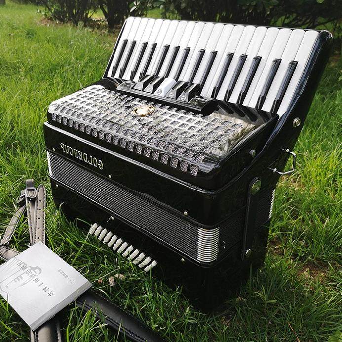 手风琴金杯jh2011贝司60bs成人初学者儿童演奏手风琴