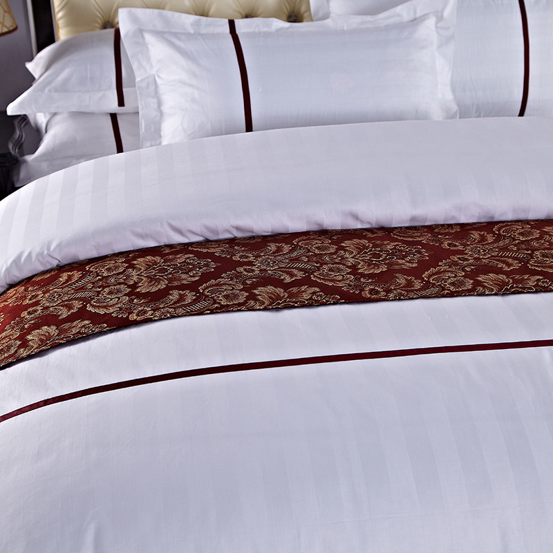 酒店定制被套全棉宾馆床上用品加密加厚简约双人被套