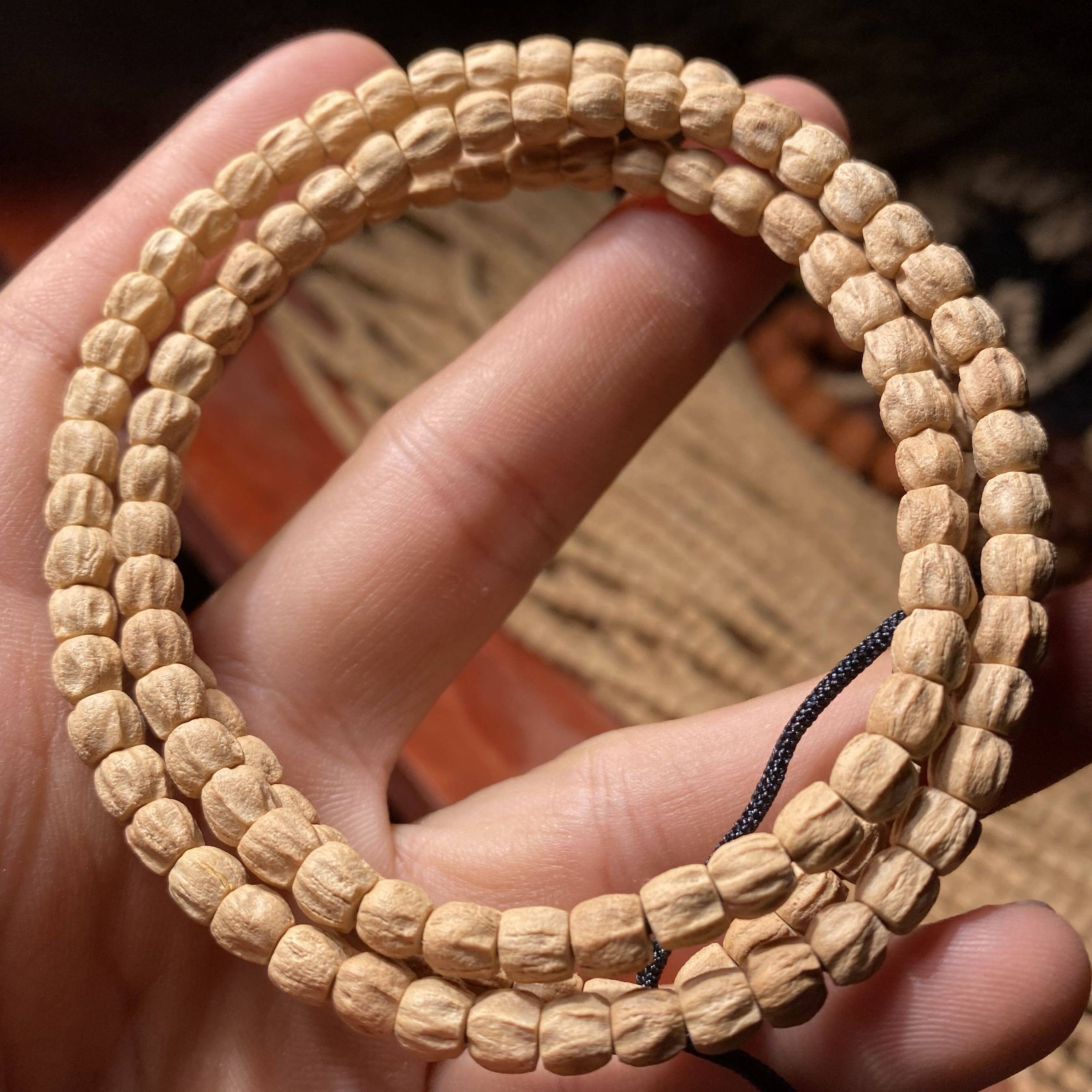 纯正热振寺柏香108颗菩提手链西藏百香佛珠手串佛珠