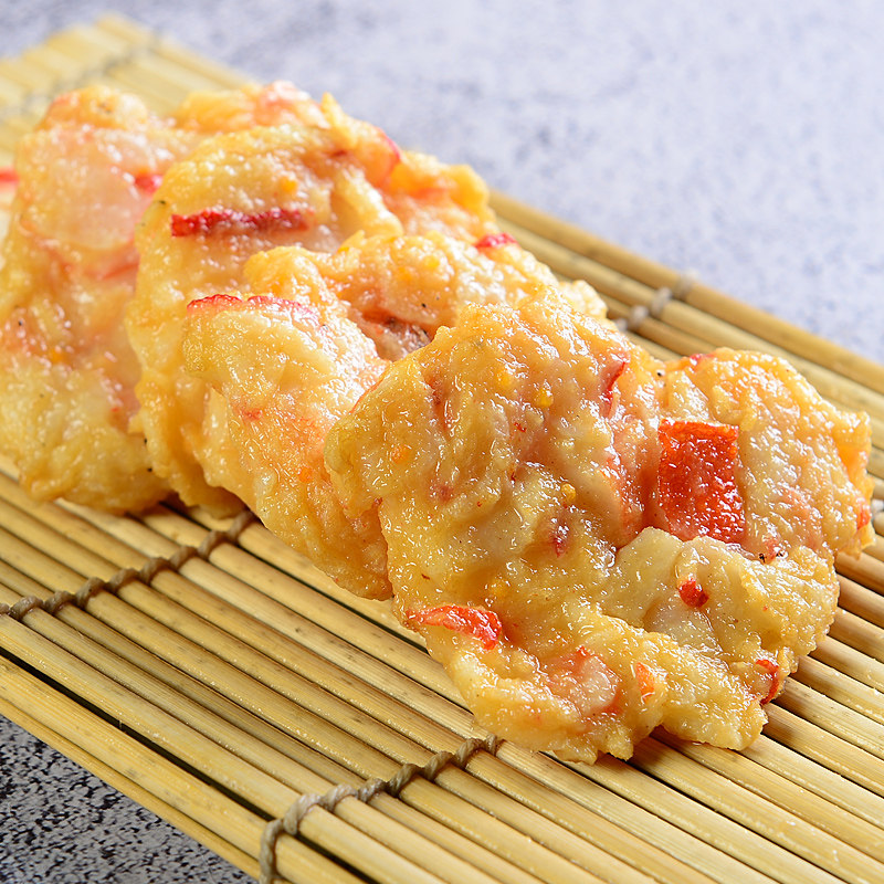 樱花虾片3kg关东煮食材火锅豆捞串串香25克一片125粒虾片鱼丸