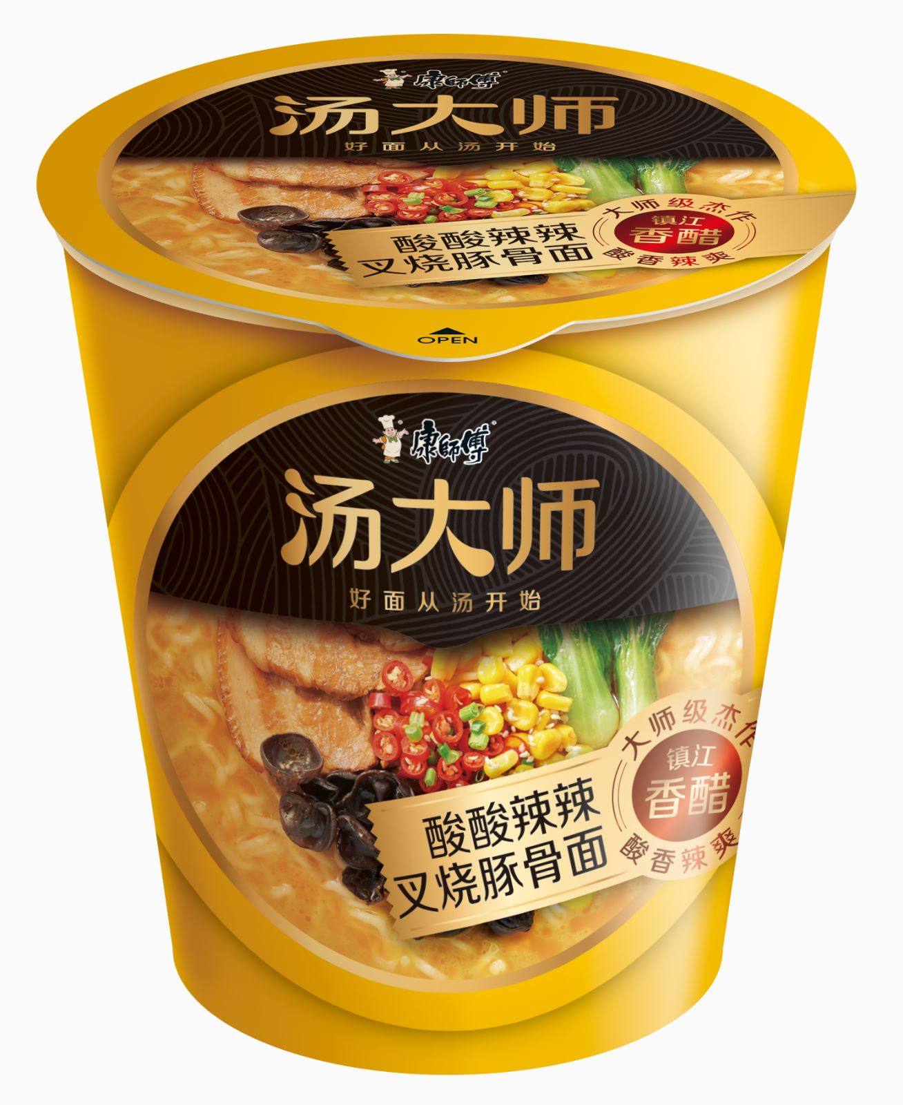 【康师傅】汤大师日式豚骨12杯整箱_热品库_性价比 省钱购