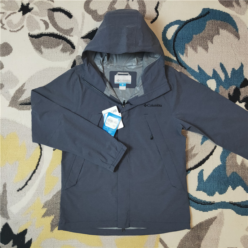 哥伦比亚徒步登山户外春秋男轻薄防水防风透气冲单锋衣外套PM5741