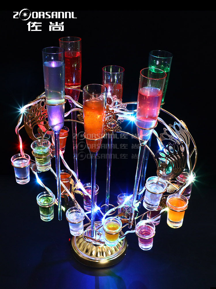 杯架酒吧子弹创意心形鸡尾酒架子夜场ktv洋酒酒架