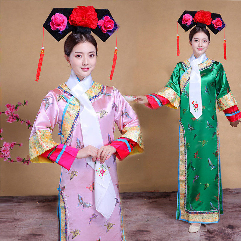 清朝格格服女成人贵妃公主宫廷古装娘娘改良民族服装