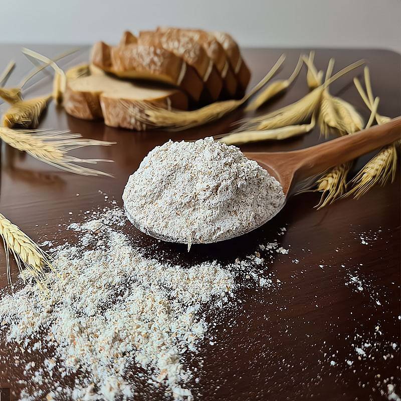 王后t170纯黑裸麦粉全面粉450g家用法式小麦面粉