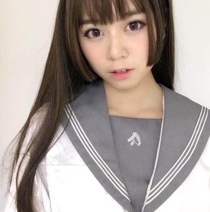 lolita甜美日系长直发姬发式伪娘变装三刀平动漫cos发尾直假发-mc母婴